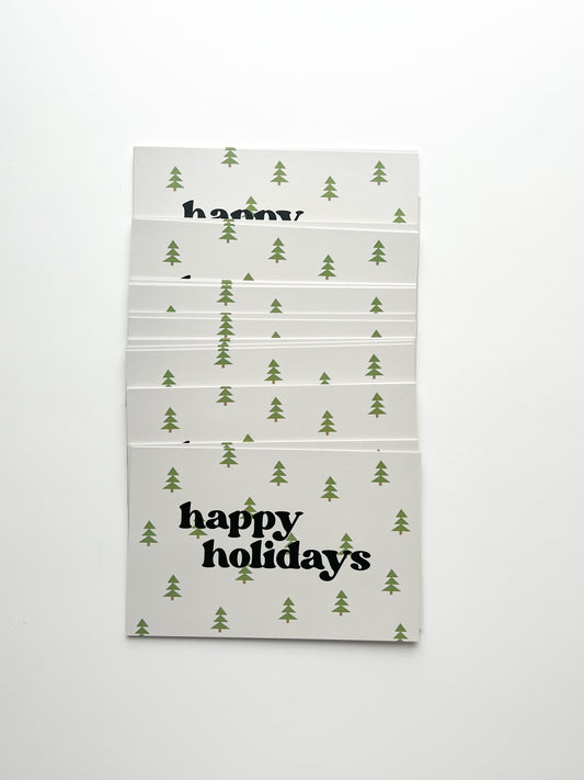 Happy Holidays Insert Cards